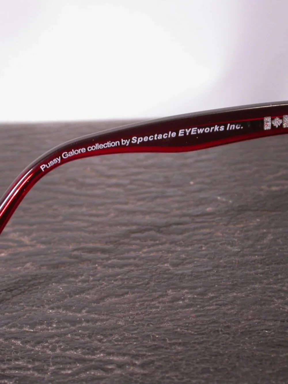 Spectacle Eyeworks Vandana Bright Red Clear Eyeglasses Frames Made in Canada